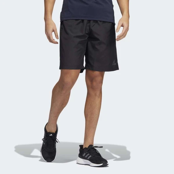 BERMUDA DE MALHA ADIDAS COLORBLOCK AEROREADY MASCULINA - Preto/grafite
