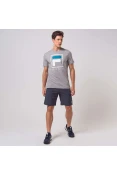 BERMUDA FILA PLAYER II MASCULINA - Chumbo