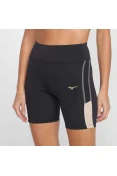 BERMUDA MIZUNO RUN EASY 4 FEMININA - Preto/bege BERMUDA MIZUNO RUN EASY 4 FEMININA - Preto/bege