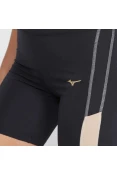 BERMUDA MIZUNO RUN EASY 4 FEMININA - Preto/bege BERMUDA MIZUNO RUN EASY 4 FEMININA - Preto/bege