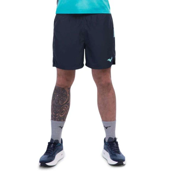 BERMUDA MIZUNO RUN EASY 5 MASCULINA - Marinho