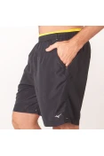 BERMUDA MIZUNO TENNIS MASTER MASCULINA - Preto/amarelo BERMUDA MIZUNO TENNIS MASTER MASCULINA - Preto/amarelo