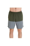 BERMUDA NIKE 7' DISTANCE MASCULINA - Verde/cinza BERMUDA NIKE 7' DISTANCE MASCULINA - Verde/cinza