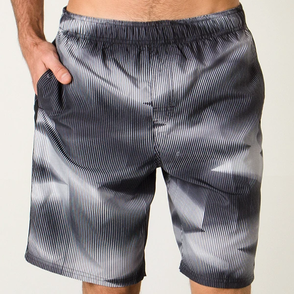 BERMUDA NIKE 9 INCH SWIN VOLLEY MASCULINA - Preto/cinza