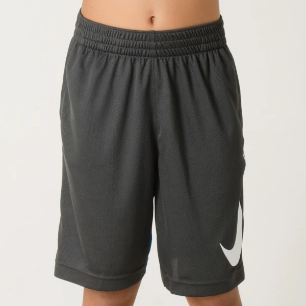 BERMUDA NIKE DRI FIT HBR INFANTIL - Chumbo/azul