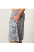 BERMUDA NIKE DRI-FIT NOTHING BUT MASCULINA - Cinza/branco BERMUDA NIKE DRI-FIT NOTHING BUT MASCULINA - Cinza/branco