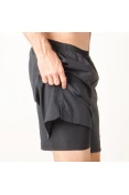 BERMUDA NIKE FLX CHLLGR 2 IN 1 MASCULINA - Preto BERMUDA NIKE FLX CHLLGR 2 IN 1 MASCULINA - Preto