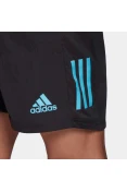 BERMUDA OWN THE RUN ADIDAS MASCULINA - Preto/azul BERMUDA OWN THE RUN ADIDAS MASCULINA - Preto/azul