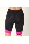 BERMUDA POKER CICLISTA LYCRA ACOLCHOADA NITRO FEMININA - Preto/pink BERMUDA POKER CICLISTA LYCRA ACOLCHOADA NITRO FEMININA - Preto/pink