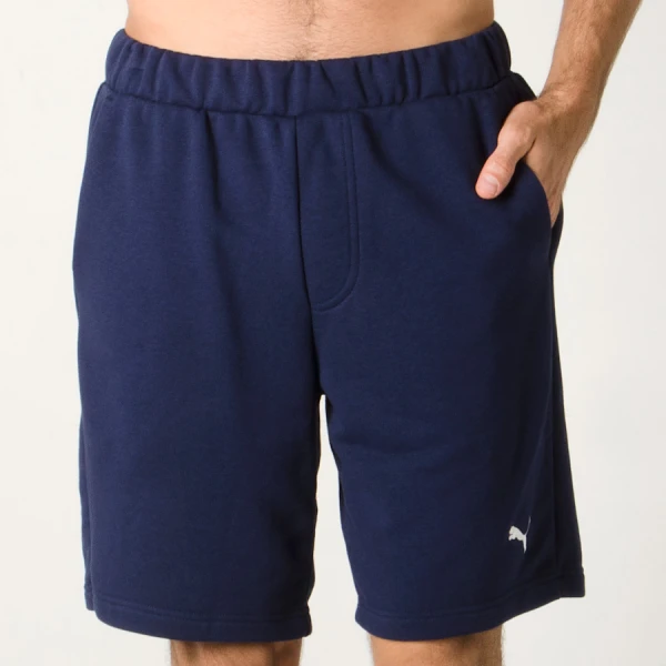 BERMUDA PUMA ESS SWEAT SHORTS 9 MASCULINA - Marinho