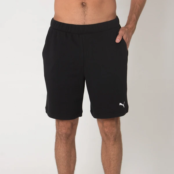 BERMUDA PUMA ESS SWEAT SHORTS 9 MASCULINA - Preto