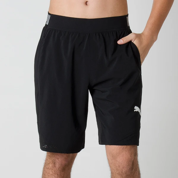 BERMUDA PUMA VENT STRETCH WOVEN SHORT MASCULINA - Preto