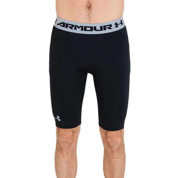 BERMUDA UNDER ARMOUR COMPRESSÃO LONG HATGEAR MASCULINA - Preto