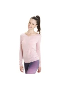 BLUSA ADIDAS MANGA LONGA FEMININA - Rosa BLUSA ADIDAS MANGA LONGA FEMININA - Rosa