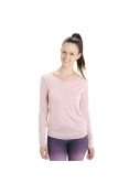 BLUSA ADIDAS MANGA LONGA FEMININA - Rosa BLUSA ADIDAS MANGA LONGA FEMININA - Rosa
