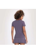 BLUSA BASIC LIVE HOLOGRAPHIC FEMININA - Roxo BLUSA BASIC LIVE HOLOGRAPHIC FEMININA - Roxo
