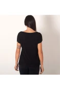 BLUSA COLCCI ESTAMPADA FEMININA - Preto BLUSA COLCCI ESTAMPADA FEMININA - Preto