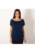 BLUSA COLCCI GOLA CANOA FEMININA - Marinho BLUSA COLCCI GOLA CANOA FEMININA - Marinho