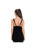BLUSA TIMBERLAND COM ALÇAS BÁSICAS FEMININA - Preto BLUSA TIMBERLAND COM ALÇAS BÁSICAS FEMININA - Preto