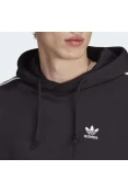 BLUSÂO ADIDAS 3-STRIPES HOODY MASCULINO - Preto/branco