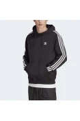 BLUSÂO ADIDAS 3-STRIPES HOODY MASCULINO - Preto/branco