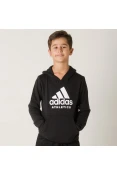 BLUSÃO ADIDAS CAPUZ SPORT ID INFANTIL - Preto/branco BLUSÃO ADIDAS CAPUZ SPORT ID INFANTIL - Preto/branco