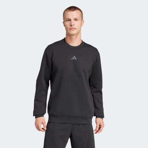 BLUSAO ADIDAS CREW SWEATS D4T MASCULINO - Preto