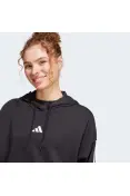 BLUSÃO ADIDAS CROPPED COM CAPUZ 3S FEMININO - Preto