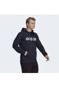 BLUSÃO ADIDAS ESSENTIALS LINEAR COM CAPUZ MASCULINO - Marinho/branco BLUSÃO ADIDAS ESSENTIALS LINEAR COM CAPUZ MASCULINO - Marinho/branco