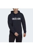 BLUSÃO ADIDAS ESSENTIALS LINEAR COM CAPUZ MASCULINO - Marinho/branco BLUSÃO ADIDAS ESSENTIALS LINEAR COM CAPUZ MASCULINO - Marinho/branco