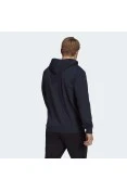 BLUSÃO ADIDAS ESSENTIALS LINEAR COM CAPUZ MASCULINO - Marinho/branco BLUSÃO ADIDAS ESSENTIALS LINEAR COM CAPUZ MASCULINO - Marinho/branco
