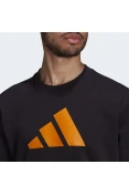 BLUSÃO ADIDAS FUTURE ICON MASCULINO - Preto/laranja