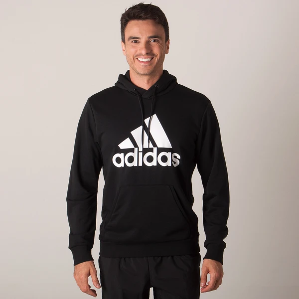 BLUSÃO ADIDAS MUST HAVES BADGE OF SPORT MASCULINO - Preto/branco