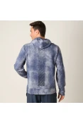 BLUSÃO ASICS TRAINING HEX HOODY MASCULINO - Azul BLUSÃO ASICS TRAINING HEX HOODY MASCULINO - Azul