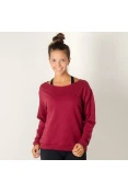 BLUSÃO COLCCI MOLETOM FEMININO - Bordo