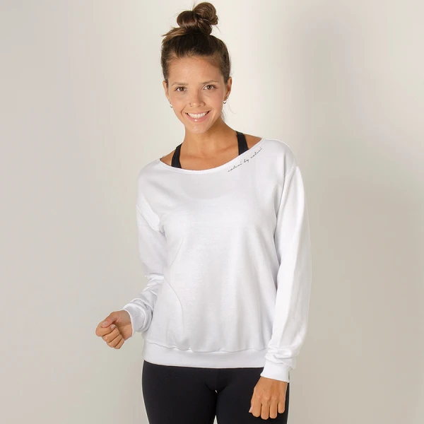 BLUSÃO COLCCI MOLETOM FEMININO - Branco