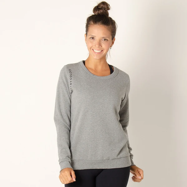 BLUSÃO COLCCI MOLETOM FEMININO - Cinza