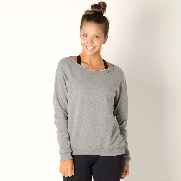 BLUSÃO COLCCI MOLETOM FEMININO - Cinza