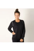 BLUSÃO COLCCI MOLETOM FEMININO - Preto