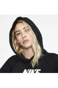 BLUSÃO FLEECE NIKE ESSENTIAL HOODIE FEMININO - Preto BLUSÃO FLEECE NIKE ESSENTIAL HOODIE FEMININO - Preto