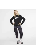 BLUSÃO FLEECE NIKE ESSENTIAL HOODIE FEMININO - Preto BLUSÃO FLEECE NIKE ESSENTIAL HOODIE FEMININO - Preto