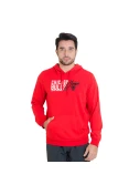 BLUSÃO NBA CHICAGO BULLS MASCULINO COM CAPUZ - Vermelho/branco
