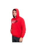 BLUSÃO NBA CHICAGO BULLS MASCULINO COM CAPUZ - Vermelho/branco