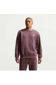 BLUSÃO NIKE CLUB BB CREW MASCULINO - Marrom