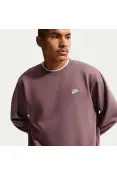 BLUSÃO NIKE CLUB BB CREW MASCULINO - Marrom