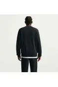 BLUSÃO NIKE CLUB CREW FUTEBOL MASCULINO - Preto/branco