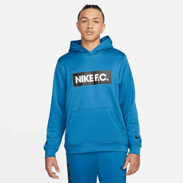 BLUSÃO NIKE DF FC LIBERO HOODIE MASCULINO - Azul