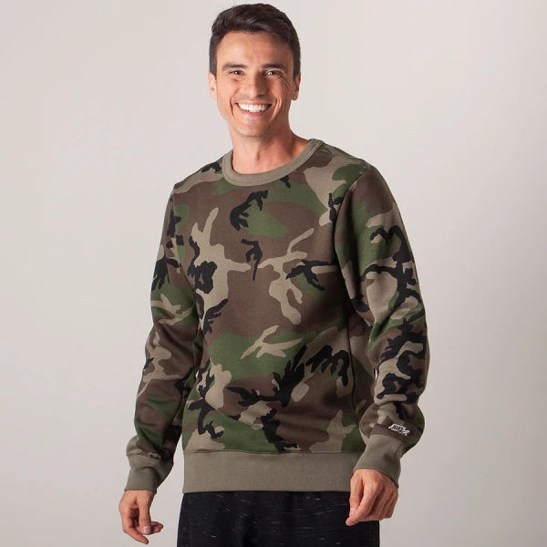 BLUSÃO NIKE SB CREW ICON MASCULINO - Verde/marrom