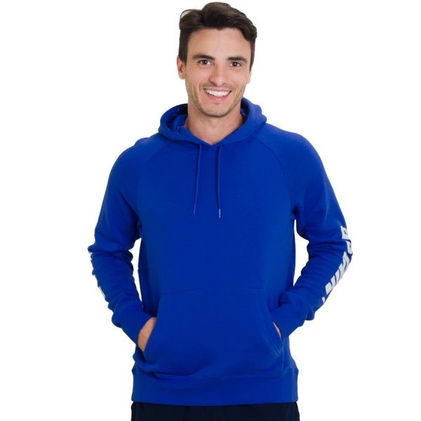 BLUSÃO NIKE SB ICON YARN DYE PULLOVER MASCULINO - Azul/branco