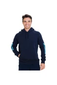 BLUSÃO NIKE SB ICON YARN DYE PULLOVER MASCULINO - Marinho/azul celeste
